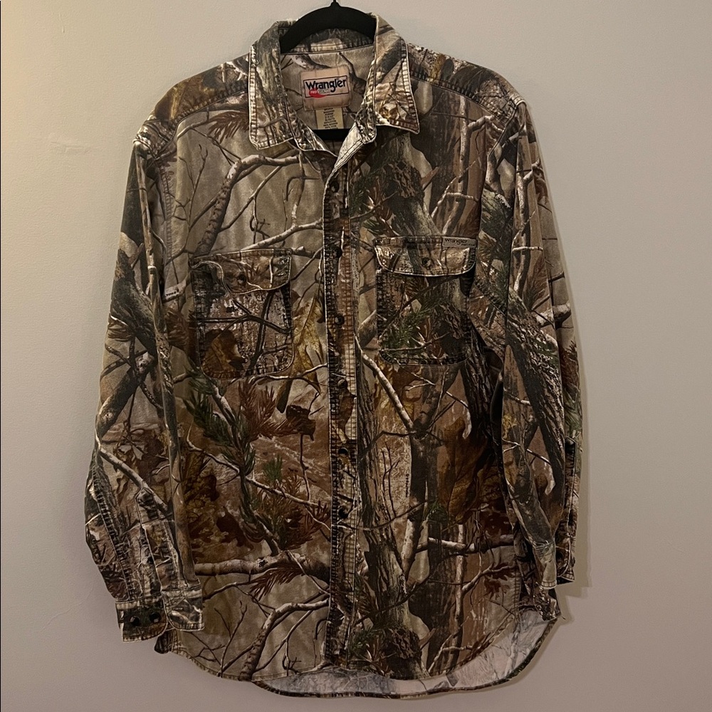 Wrangler Woodland Camo Shirt - XL